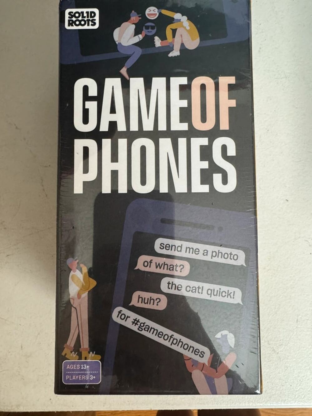New Spin Master Solid Roots Game of Phones Card Game